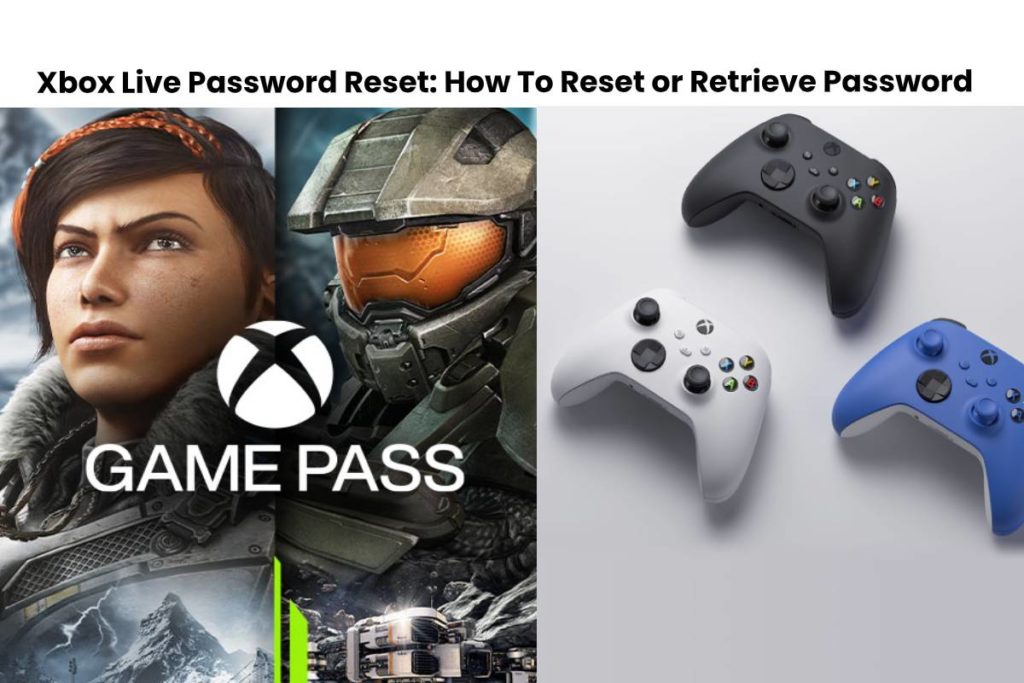 Xbox Live Password Reset