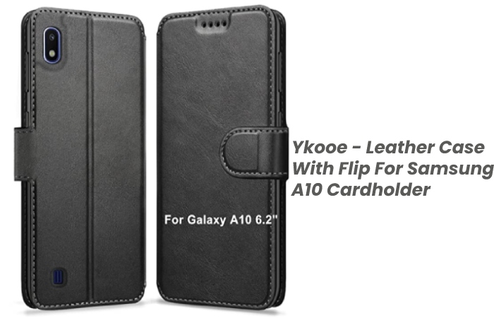 Ykooe - Leather Case With Flip For Samsung A10 Cardholder Cases