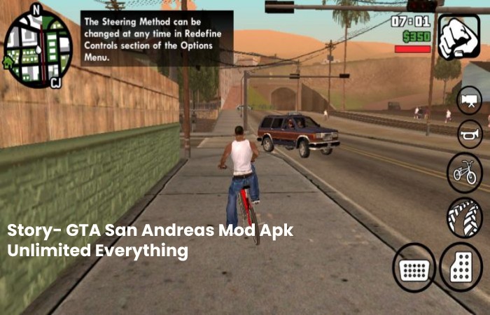 Story- GTA San Andreas Mod Apk Unlimited Everything