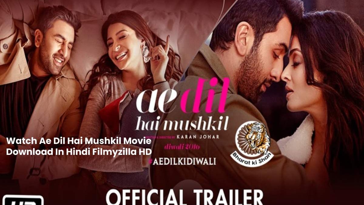 Ae Dil Hai Mushkil Movie Download In Hindi Filmyzilla