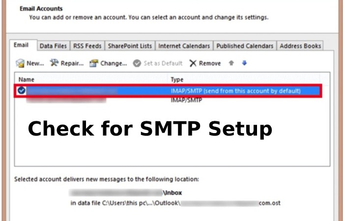Check for SMTP Setup