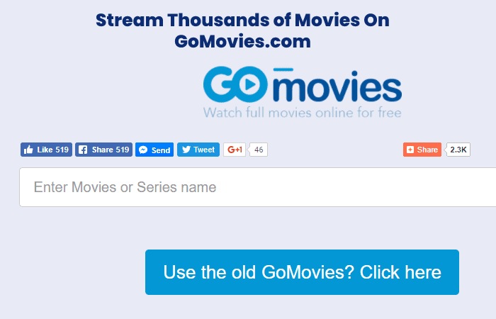 Stream Thousands of Movies On GoMovies.com