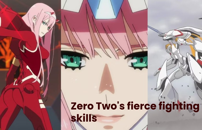 Zero Two's fierce fighting skills