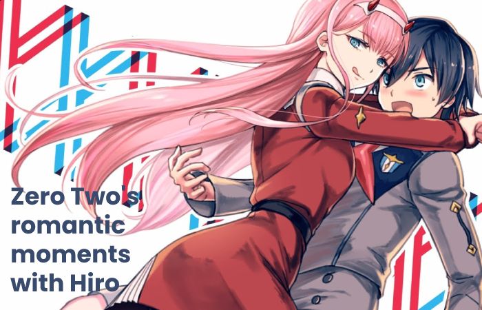 Zero Two's romantic moments with Hiro