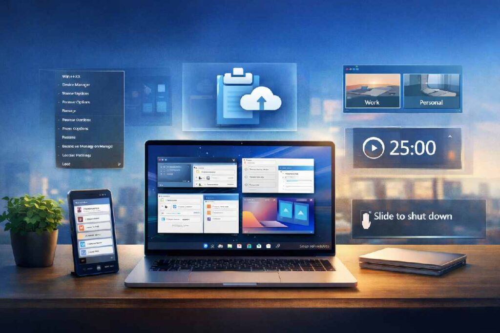 Hidden Windows 10 & 11 Features That Boost Productivity Hidden Windows 10 and Windows 11 productivity features overview