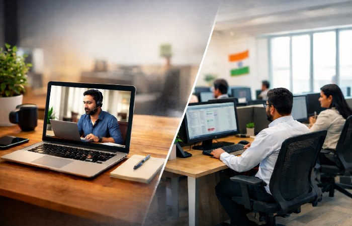 Comparison of WFH rules at Infosys, TCS, and Wipro