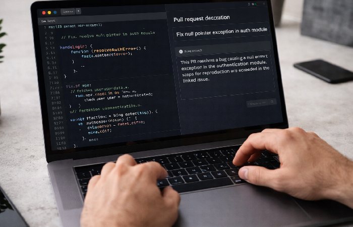 developer writing code documentation