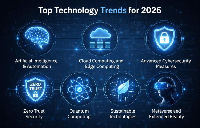 comparison of major technology trends in 2026 by maturity impact and adoption timeline