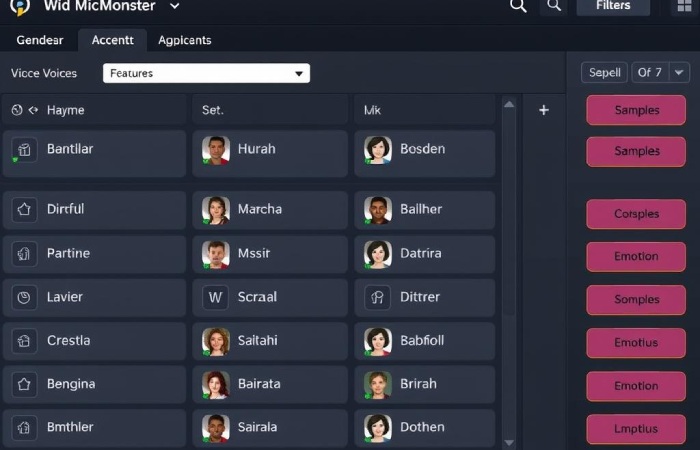 Extensive Voice Library