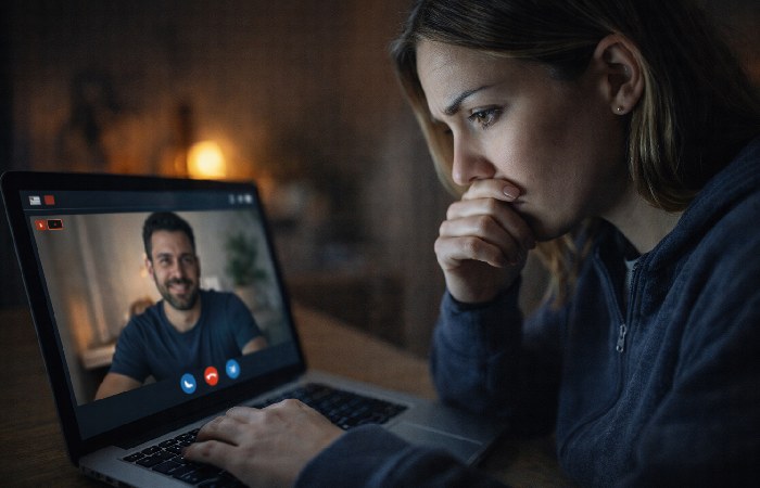 being cautious while using an online video chat platform