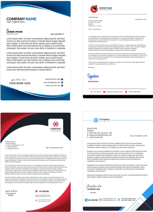 letterhead design 4